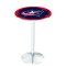 Holland Bar Stool Co 36" Chrome Columbus Blue Jackets Pub Table L214C3628ColBlu - alternate 1